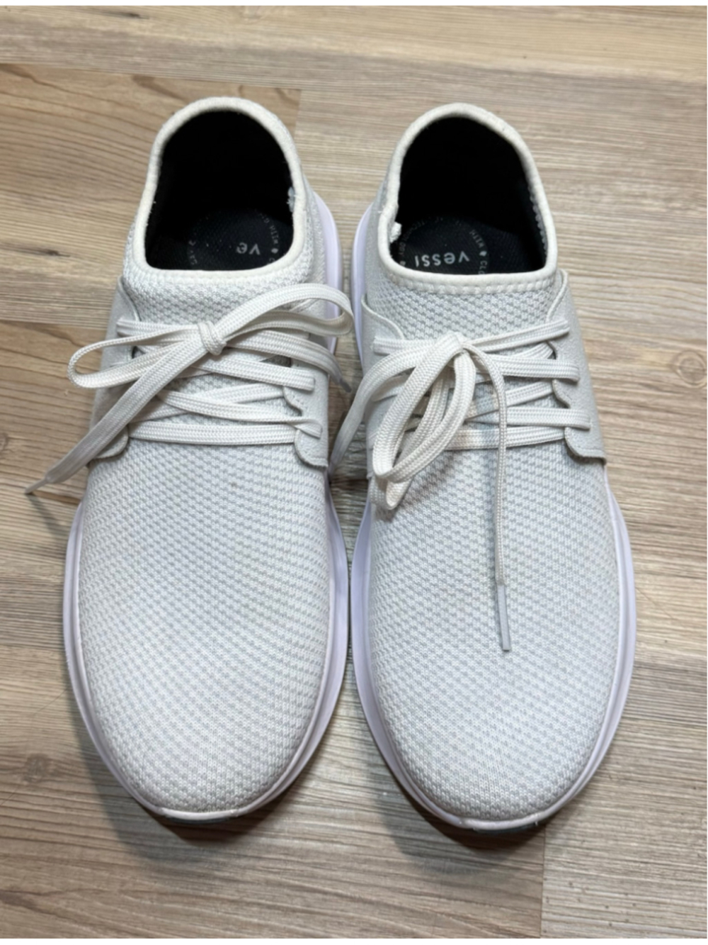 Vessi Men's White Athletic Sneakers